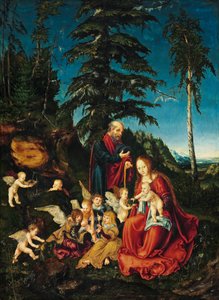 Tyska: Vila på flygresan till Egypten Vila på flygresan till Egypten av Lucas Cranach the Elder