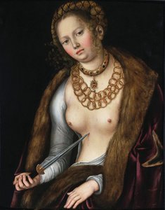 Lucretia av Lucas Cranach the Elder