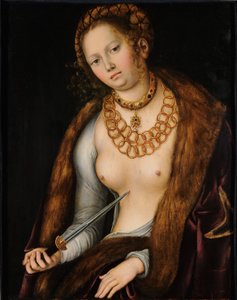 Lucretia av Lucas Cranach the Elder