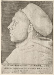 Martin Luther. av Lucas Cranach the Elder