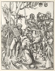 Sankt Jakob den Störres martyrskap. av Lucas Cranach the Elder