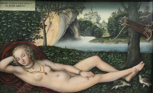 Nymf vid källan av Lucas Cranach the Elder