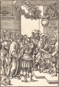 Pilatus som tvättar sina händer av Lucas Cranach the Elder