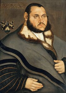 Porträtt av Johannes Carion av Lucas Cranach the Elder