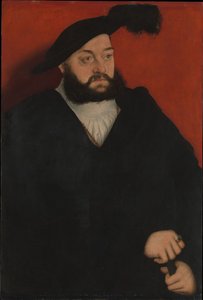 Porträtt av John, arvprins av Sachsen av Lucas Cranach the Elder