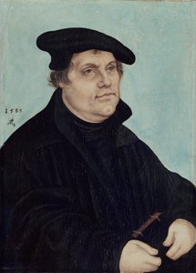 Porträtt av Martin Luther av Lucas Cranach the Elder