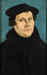 Porträtt av Martin Luther av Lucas Cranach the Elder