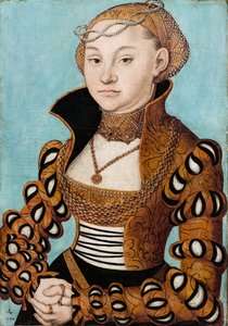 Porträtt av prinsessan Maria av Sachsen av Lucas Cranach the Elder