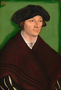 Porträtt av en man av Lucas Cranach the Elder