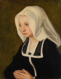 Porträtt av en kvinna av Lucas Cranach the Elder