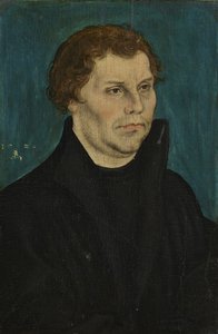 Porträtt av Martin Luther och Katharina von Bora av Lucas Cranach the Elder