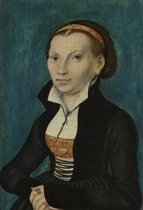 Porträtt av Martin Luther och Katharina von Bora av Lucas Cranach the Elder