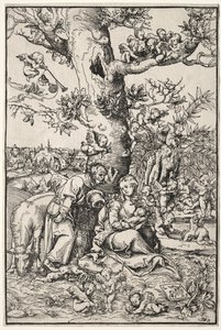 Vila på flykten till Egypten, 1509. av Lucas Cranach the Elder
