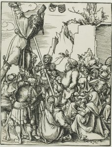 Sankt Andreas, från Apostlarnas martyrium av Lucas Cranach the Elder