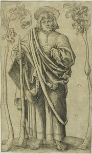 Sankt Judas, från Kristus, apostlarna och Sankt Paulus av Lucas Cranach the Elder