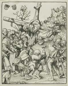 Sankt Petrus, från Apostlarnas martyrium av Lucas Cranach the Elder