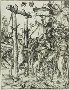 Sankt Simon, från Apostlarnas martyrium av Lucas Cranach the Elder