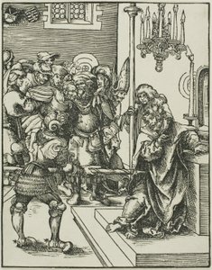 Sankt Thomas, från Apostlarnas martyrium av Lucas Cranach the Elder