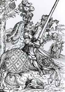 St. George till häst, 1507 av Lucas Cranach the Elder
