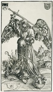 St. Michael av Lucas Cranach the Elder