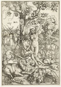 Människans fall av Lucas Cranach the Elder