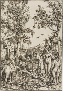 Domen i Paris av Lucas Cranach the Elder