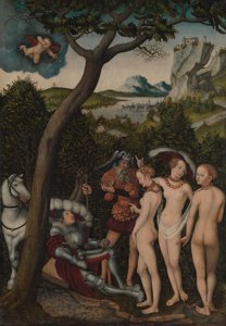Domen i Paris, ca. 1528. av Lucas Cranach the Elder