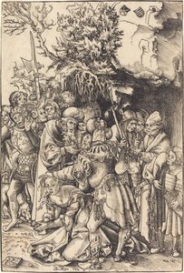 Sankt Barbaras martyrskap av Lucas Cranach the Elder