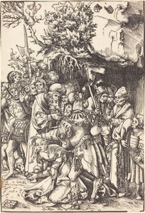 Sankt Barbaras martyrskap av Lucas Cranach the Elder