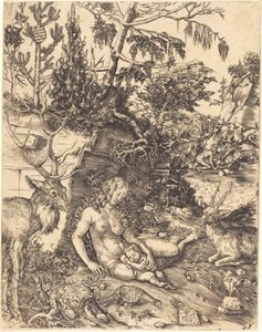 Sankt Johannes Chrysostomos botgöring av Lucas Cranach the Elder