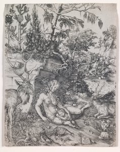 Sankt Johannes Chrysostomos botgöring av Lucas Cranach the Elder