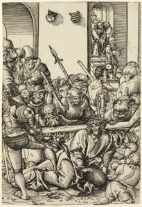 Vägen till Golgata, från Passionshistorien av Lucas Cranach the Elder