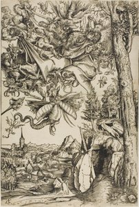 Sankt Antonius frestelse av Lucas Cranach the Elder