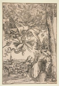 Sankt Antonius vedermödor av Lucas Cranach the Elder