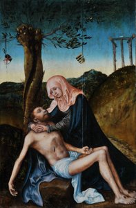 Slovakiska: Pieta Pieta under korset