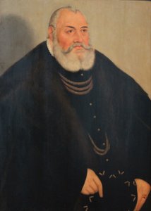 Porträtt av Georg den fromme av Brandenburg-Ansbach av Lucas Cranach the Younger