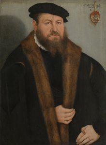 Porträtt av en man, 1557 av Lucas Cranach the Younger