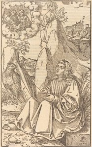 Sankt Johannes i ett landskap av Lucas Cranach the Younger