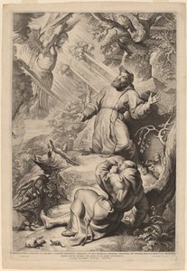 Saint Francis tar emot Stigmata