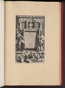 Titelsida för Franciscus van Haer, Annales Dukes or Princes of Brabantiae, III av Lucas Emil Vorsterman after Sir Peter Paul Rubens