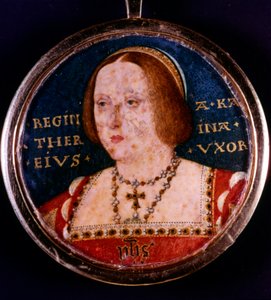 Katarina av Aragonien, Henrik VIII:s första fru, c1510-1533 av Lucas Horenbout