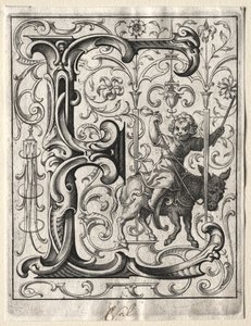 Nytt ABC-häfte: E, 1627. av Lucas Kilian