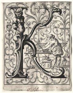 Nytt ABC-häfte: K, 1627. av Lucas Kilian
