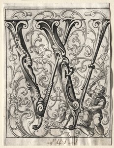 Nytt ABC-häfte: W, 1627. av Lucas Kilian