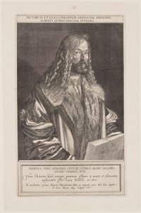 Porträtt av Albrecht Dürer av Lucas Kilian