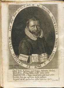 Porträtt av Daniel Schwenter 1585-1636 av Lucas Kilian