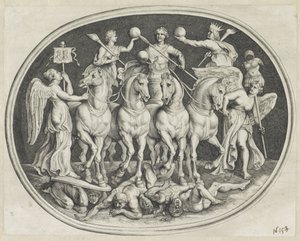 Allegoriska triumf av keizer Licinius Olika figurer av Agati Antique (serietitel)