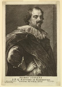 Porträtt av Peter Stevens, från Icons of Princes of Men av Lucas Vorsterman