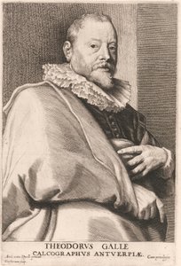Theodore Galle / Theodorvs Galle / Calcographvs Antwerpen av Lucas Vorsterman