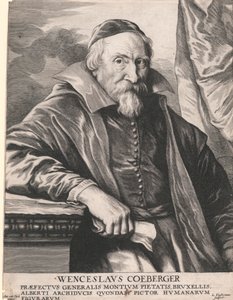 Wenceslaus Coeberger, generalprefekt för Mount of Piety, Bryssel av Lucas Vorsterman